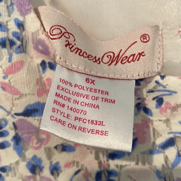 Little Girls Princess Wear Formal Floral Dress. Size 6X - Picture 7 of 8